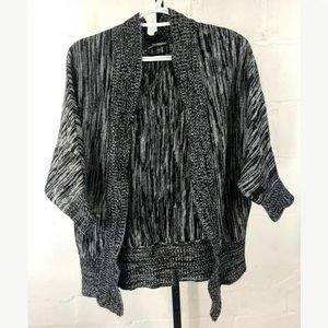 Ann Taylor Loft Open Dolman Sleeve Cardigan